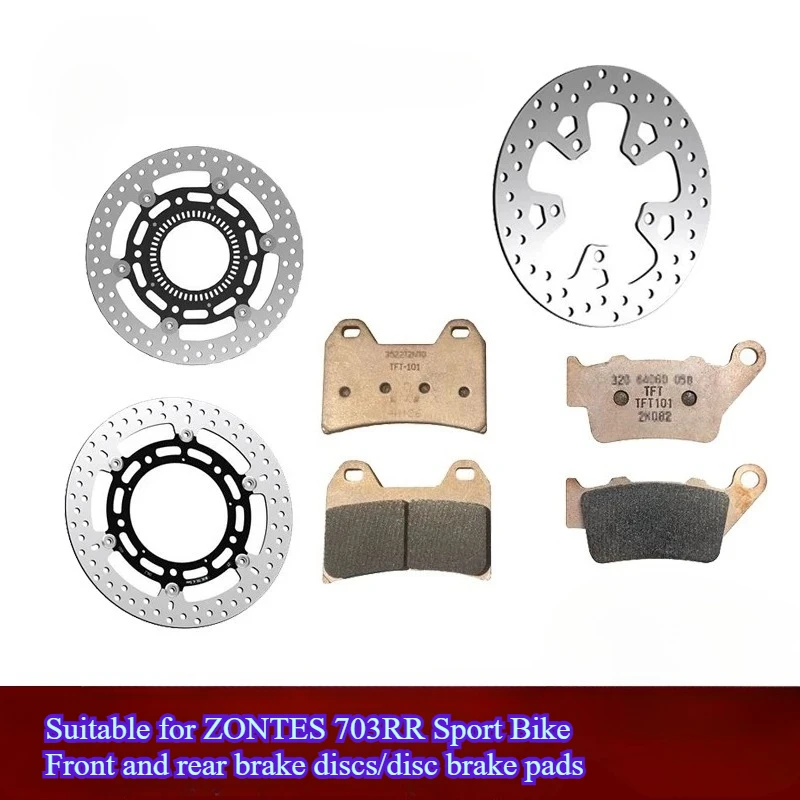 Front Brake Disc Rotor Left & Right + Front Rear Brake Pads Fits ZONTES 703RR Motorcycle Brake Replacement Parts
Front Brake Disc Rotor Left & Right + Front Rear Brake Pads Fits ZONTES 703RR Motorcycle Brake Replacement Parts