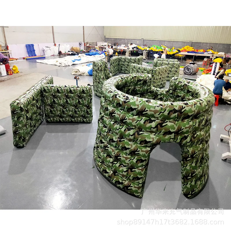 Inflatable CS Cover Wall: Real-Life Battle Royale Outdoor Team-Building and Adventure Game Equipment—Camouflage Bunker
Inflatable CS Cover Wall: Real-Life Battle Royale Outdoor Team-Building and Adventure Game Equipment—Camouflage Bunker