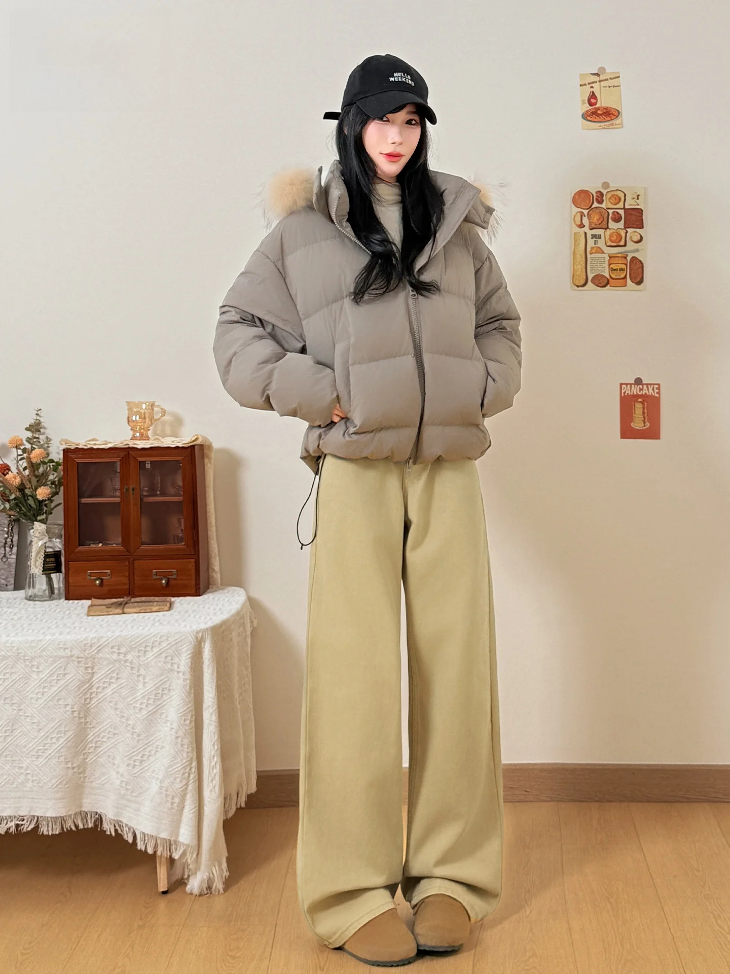 American Style High Waist Wide Leg Jeans Women Summer Loose Slimming Drapey Floor-Length Straight Leg Pants Casual Cotton
American Style High Waist Wide Leg Jeans Women Summer Loose Slimming Drapey Floor-Length Straight Leg Pants Casual Cotton