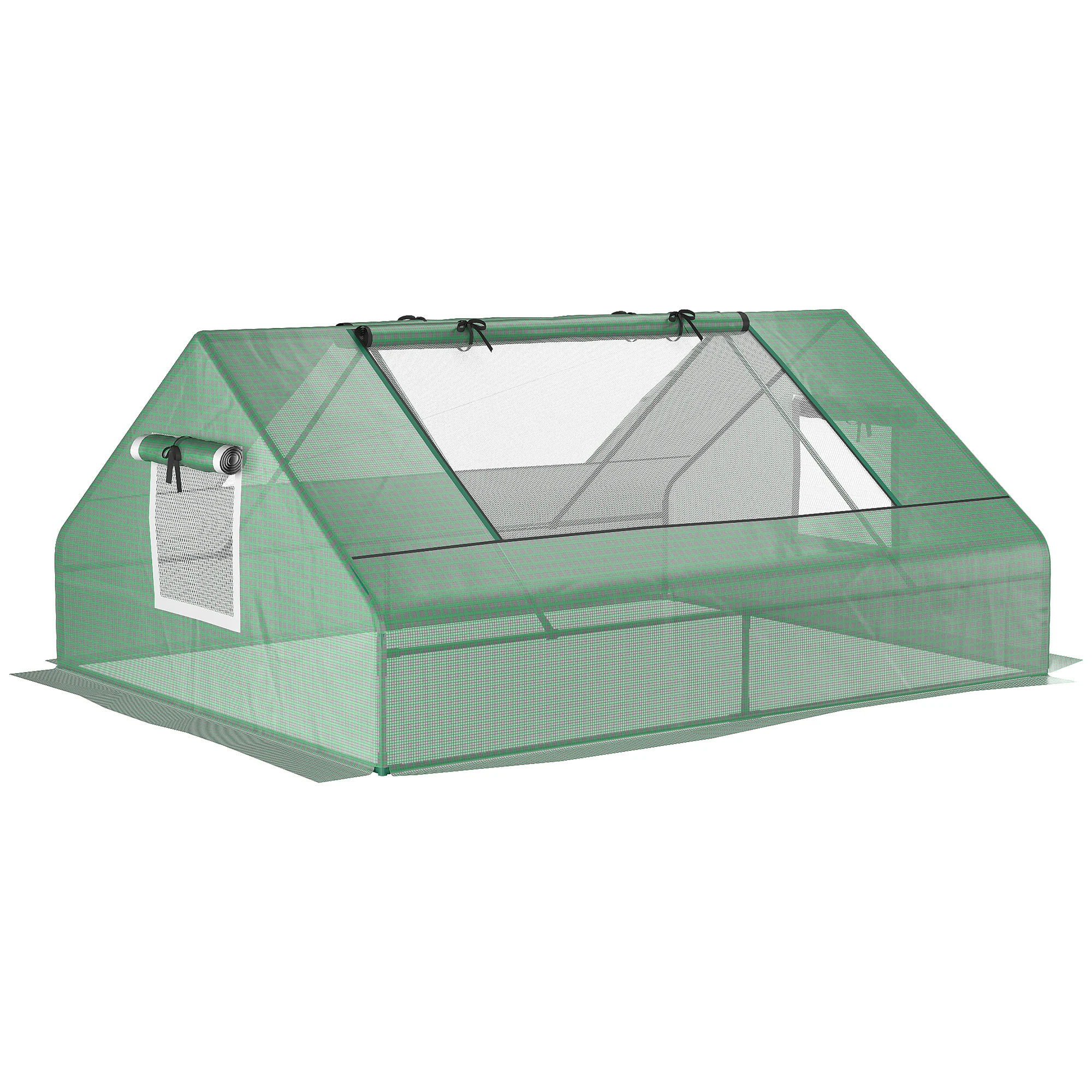 Mini Greenhouse, Portable Garden Small Greenhouse with Zipped Windows and Door, 180 x 140 x 80cm, Dark Green
Mini Greenhouse, Portable Garden Small Greenhouse with Zipped Windows and Door, 180 x 140 x 80cm, Dark Green