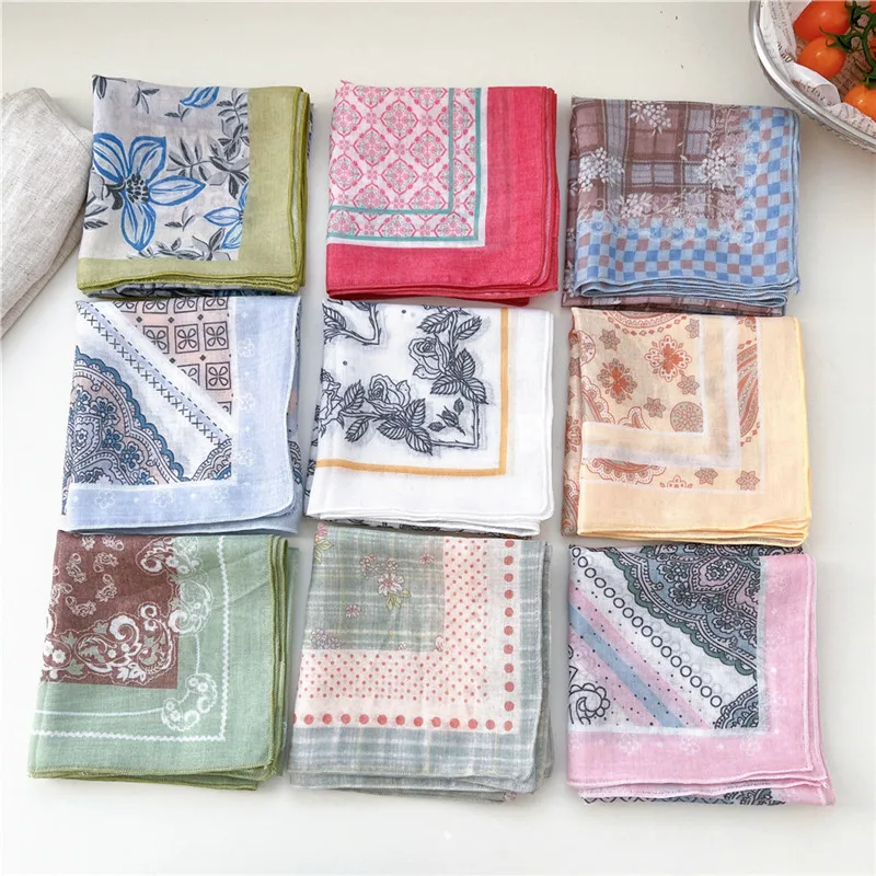56cm Geometric Floral Scarves Women Square Scarf Kerchief Bandanas Neck Wraps Headband Hair Ribbons Bands Hairband Neckerchief
56cm Geometric Floral Scarves Women Square Scarf Kerchief Bandanas Neck Wraps Headband Hair Ribbons Bands Hairband Neckerchief