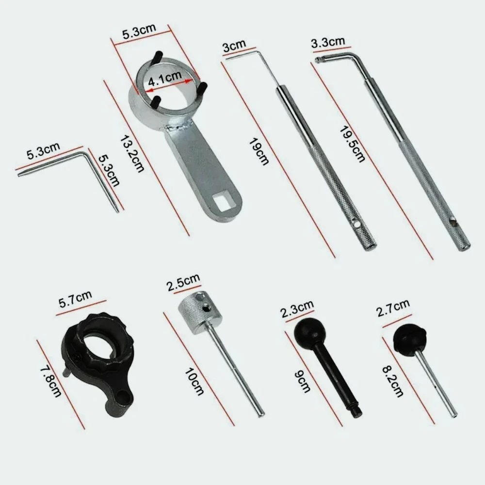 Kit herramientas correa distribución árbol levas, herramientas sincronización motor diésel para VW Skoda VAG Golf VII Pol
Kit herramientas correa distribución árbol levas, herramientas sincronización motor diésel para VW Skoda VAG Golf VII Pol