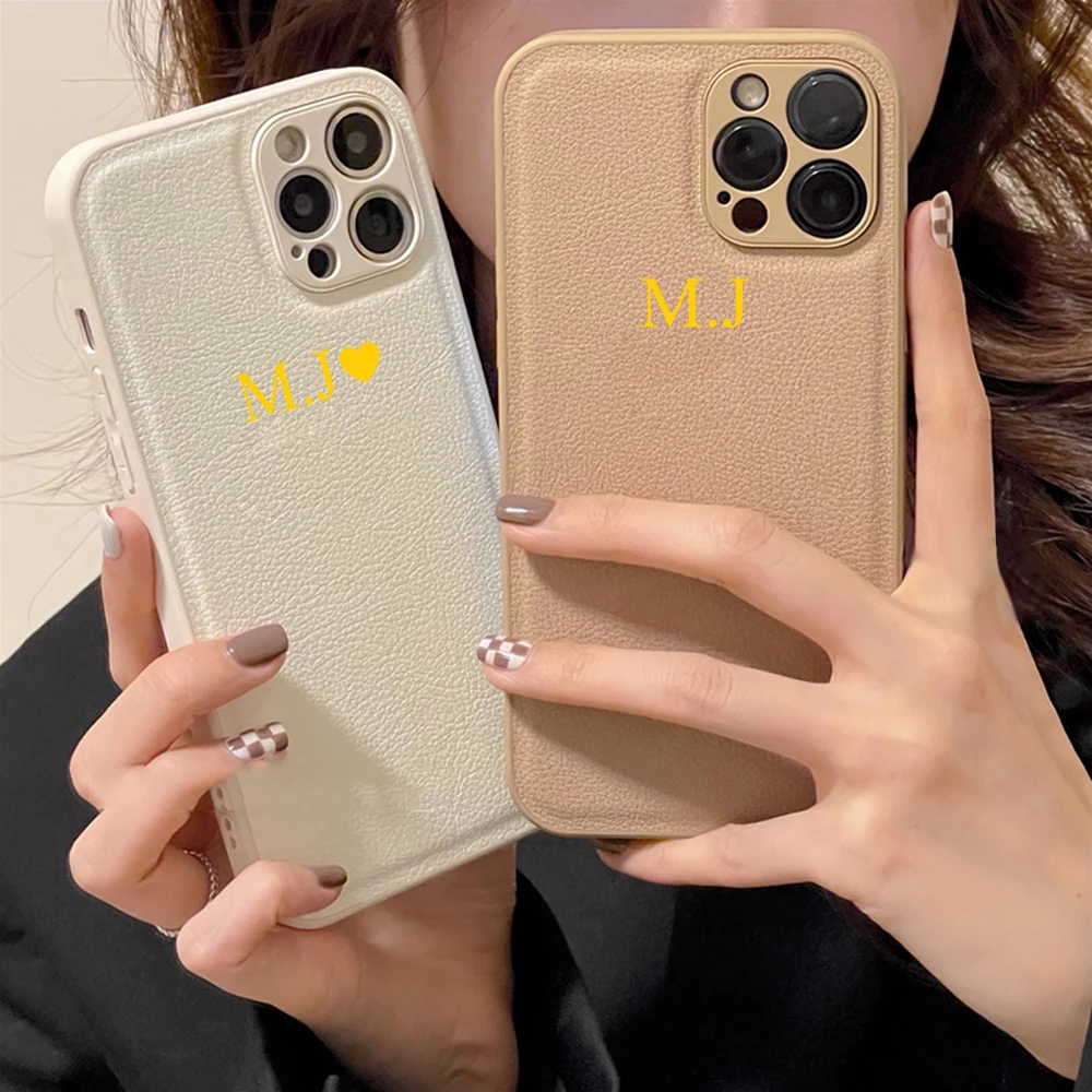 Customize Personalised Initials PU Brown White Case For iPhone 13 11 12 Pro Max X XR 7 8 Plus Luxury Cover for iPhone 11 Pro Max
Customize Personalised Initials PU Brown White Case For iPhone 13 11 12 Pro Max X XR 7 8 Plus Luxury Cover for iPhone 11 Pro Max