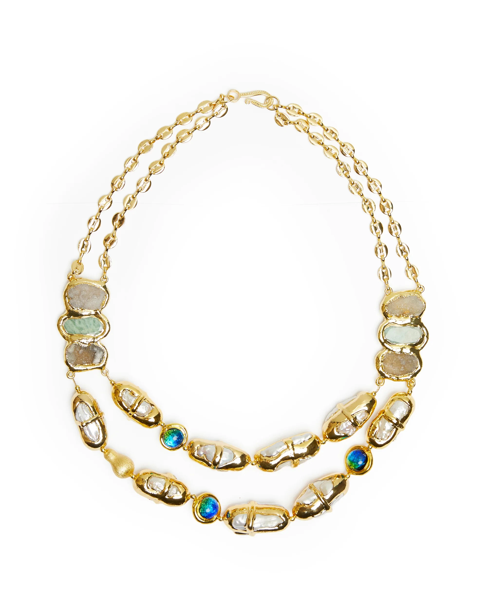 Ожерелье, двухслойный пресноводный жемчуг, синий муранский стеклянный кулон из бисера с модным дизайном, новый индивидуальный подарок, оптовая продажа
Ожерелье, двухслойный пресноводный жемчуг, синий муранский стеклянный кулон из бисера с модным дизайном, новый индивидуальный подарок, оптовая продажа