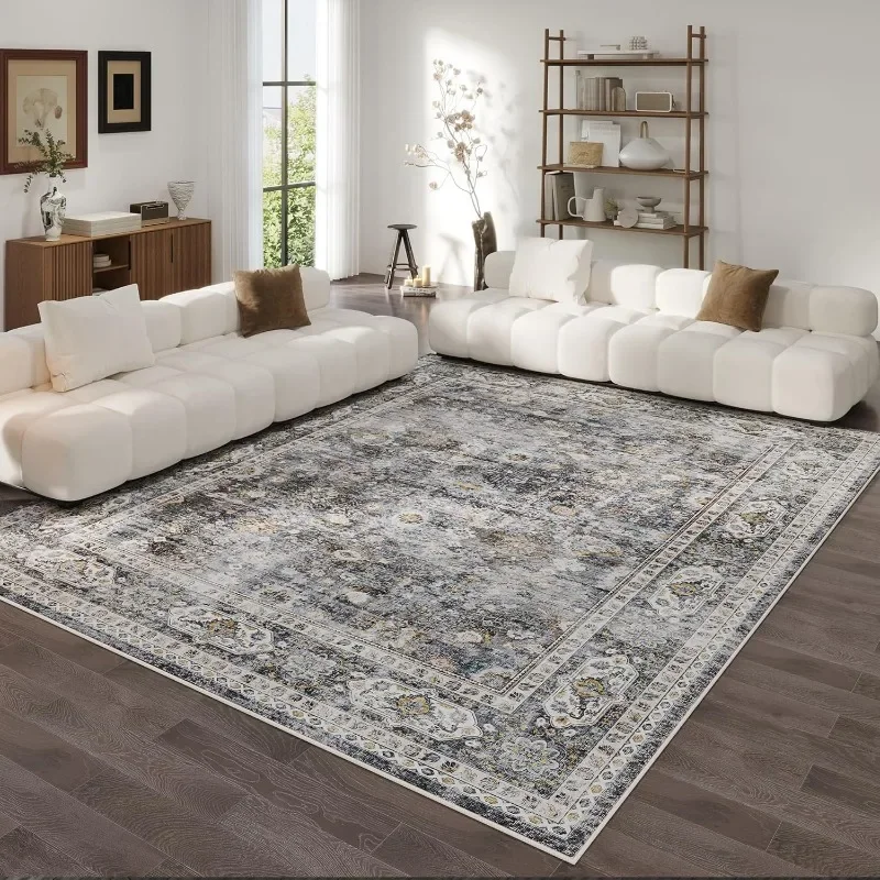 Living Room Rug 6x9 Rug Machine Washable Boho Soft Area Rug Non Slip Vintage Low Pile Large for Living Room, Bedroom
Living Room Rug 6x9 Rug Machine Washable Boho Soft Area Rug Non Slip Vintage Low Pile Large for Living Room, Bedroom