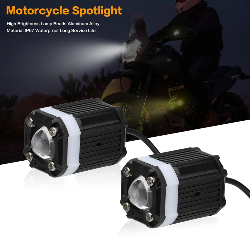 SAAR New Bright Motorcycle Light DRL Modified Light Spotlight White Yellow Dual Color Front Light Spotlight High Low Beam
SAAR New Bright Motorcycle Light DRL Modified Light Spotlight White Yellow Dual Color Front Light Spotlight High Low Beam