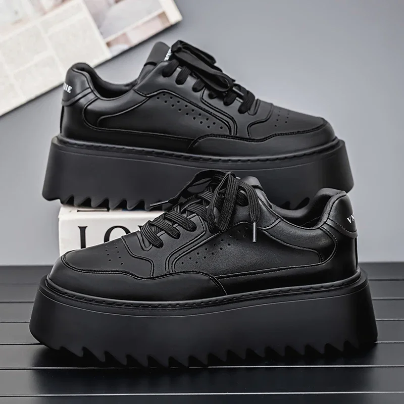 High Quality Fashion Small White Shoes Mens Heightening Retro Trend Platform Casual Leather Shoes Men Sneakers Кроссовки Мужские
High Quality Fashion Small White Shoes Mens Heightening Retro Trend Platform Casual Leather Shoes Men Sneakers Кроссовки Мужские