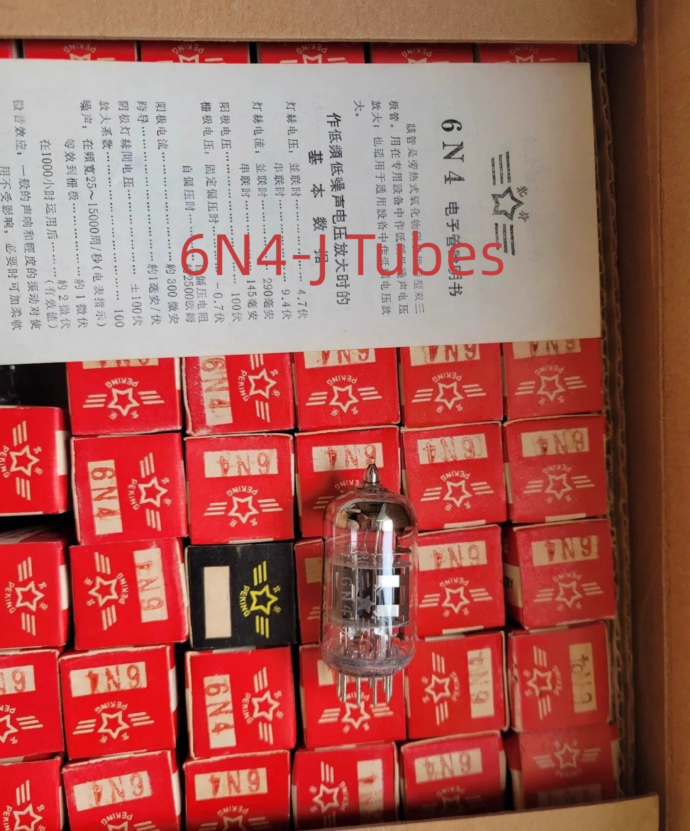 2 шт. GHXAMP новая вакуумная трубка Beijing 6N4-J — прямая замена для ECC83 12AX7 5751 B339 — доступное соответствие градуированию
2 шт. GHXAMP новая вакуумная трубка Beijing 6N4-J — прямая замена для ECC83 12AX7 5751 B339 — доступное соответствие градуированию