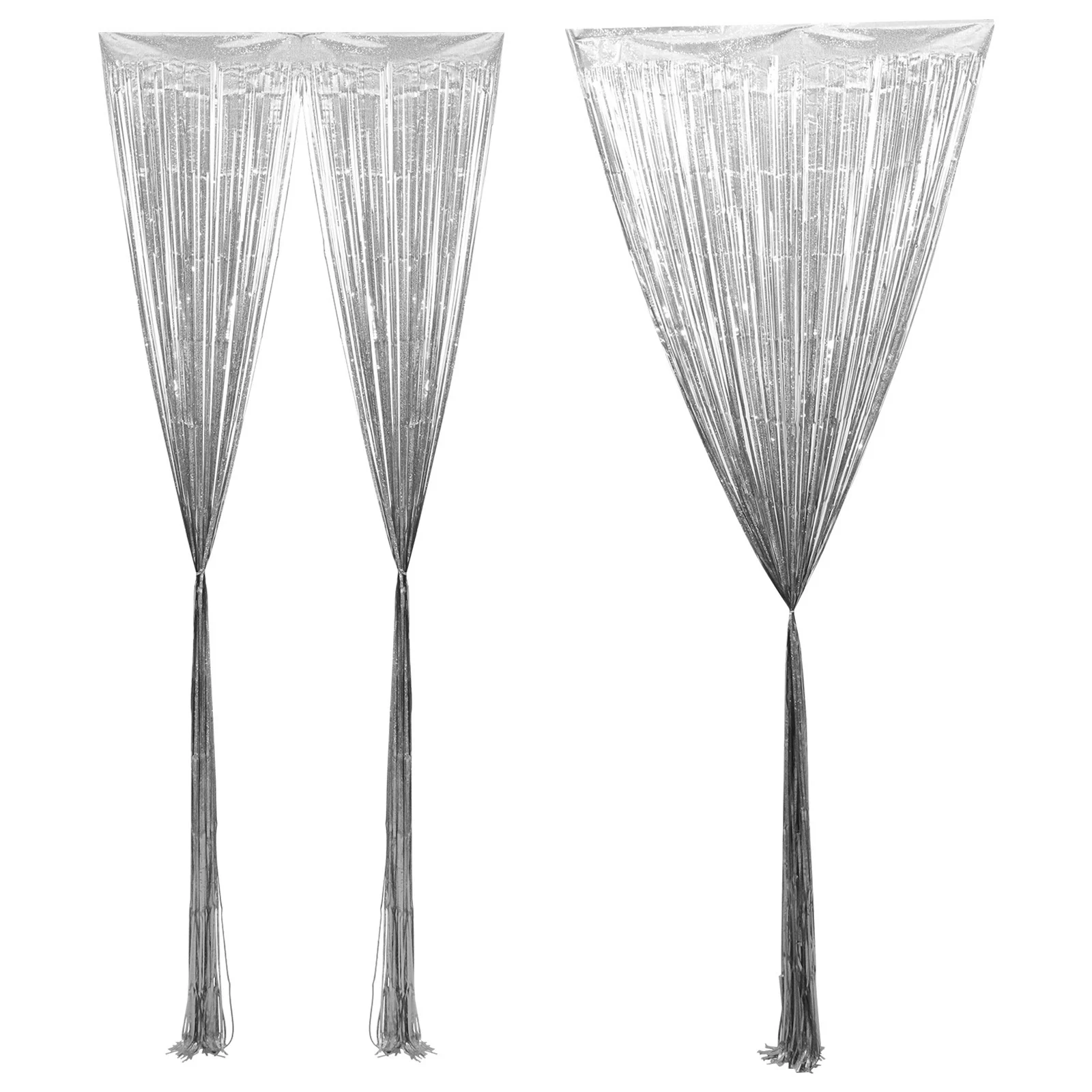 2Pcs Laser Tinsel Curtain Metallic Fringe Curtain Backdrop Streamer for Party Festival Decorations Tinsel Backdrop
2Pcs Laser Tinsel Curtain Metallic Fringe Curtain Backdrop Streamer for Party Festival Decorations Tinsel Backdrop