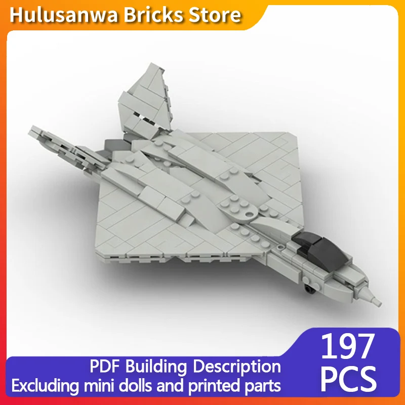 YF-23 Grey Ghost Modern Military Fighter Jets Model MOC Building Bricks War Equipment Modular Technology Gifts Children Toy Suit
YF-23 Grey Ghost Modern Military Fighter Jets Model MOC Building Bricks War Equipment Modular Technology Gifts Children Toy Suit