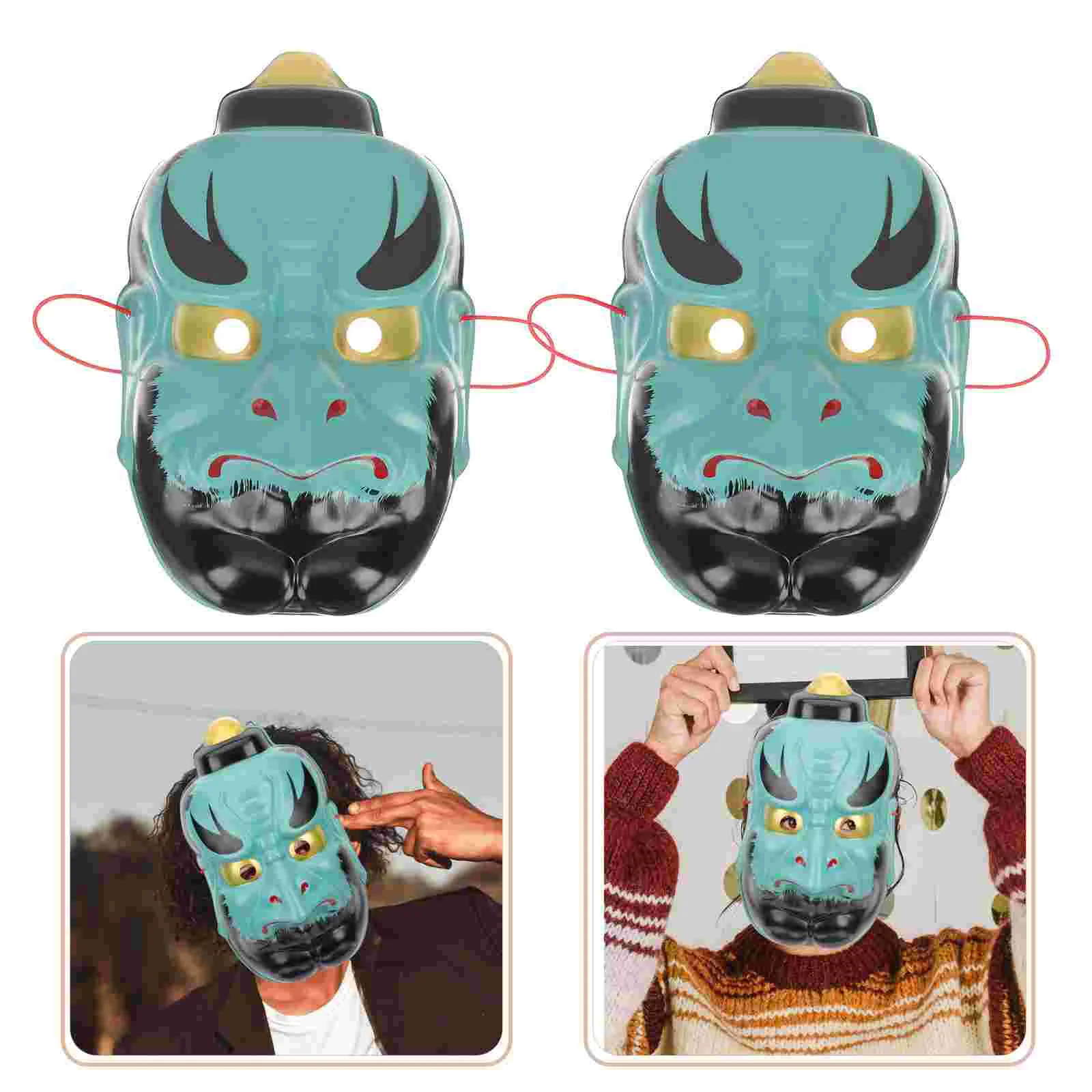 2 Pcs Halloween Mask Horror Performance Cosplay Party Supplies Plastic Decorative Masquerade Dress-up
2 Pcs Halloween Mask Horror Performance Cosplay Party Supplies Plastic Decorative Masquerade Dress-up