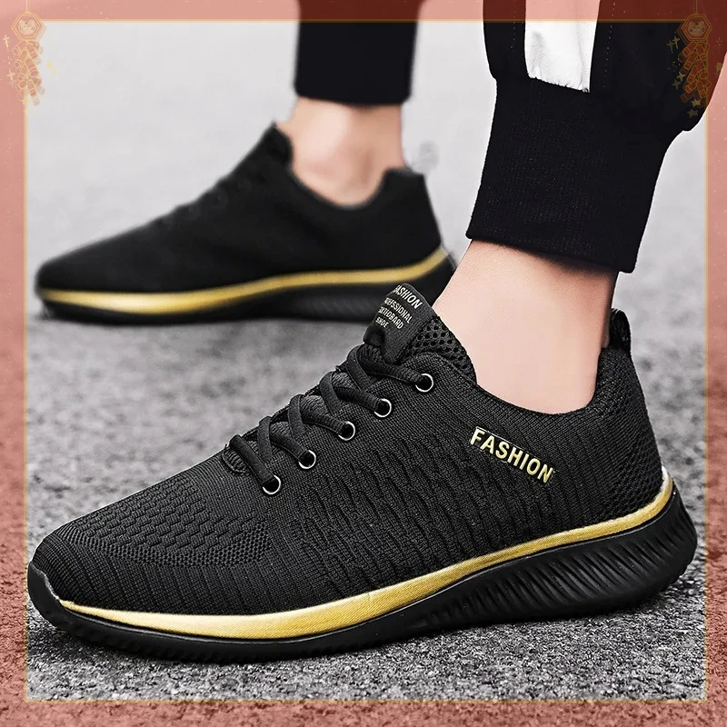 Men's Sneakers Fashion Black Mesh Running Shoes New Breathable Light Casual Sneaker Gym Man Shoes Tennis Training Shoes Zapatos
Men's Sneakers Fashion Black Mesh Running Shoes New Breathable Light Casual Sneaker Gym Man Shoes Tennis Training Shoes Zapatos