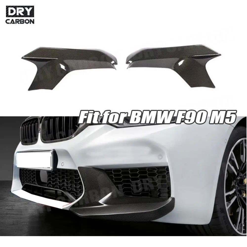 Dry Carbon Fiber Front Corner Bumper Lip Spoiler Protector For BMW 5 Series F90 M5 2018 2019 Car Bumper Chin Flap Cupwings
Dry Carbon Fiber Front Corner Bumper Lip Spoiler Protector For BMW 5 Series F90 M5 2018 2019 Car Bumper Chin Flap Cupwings