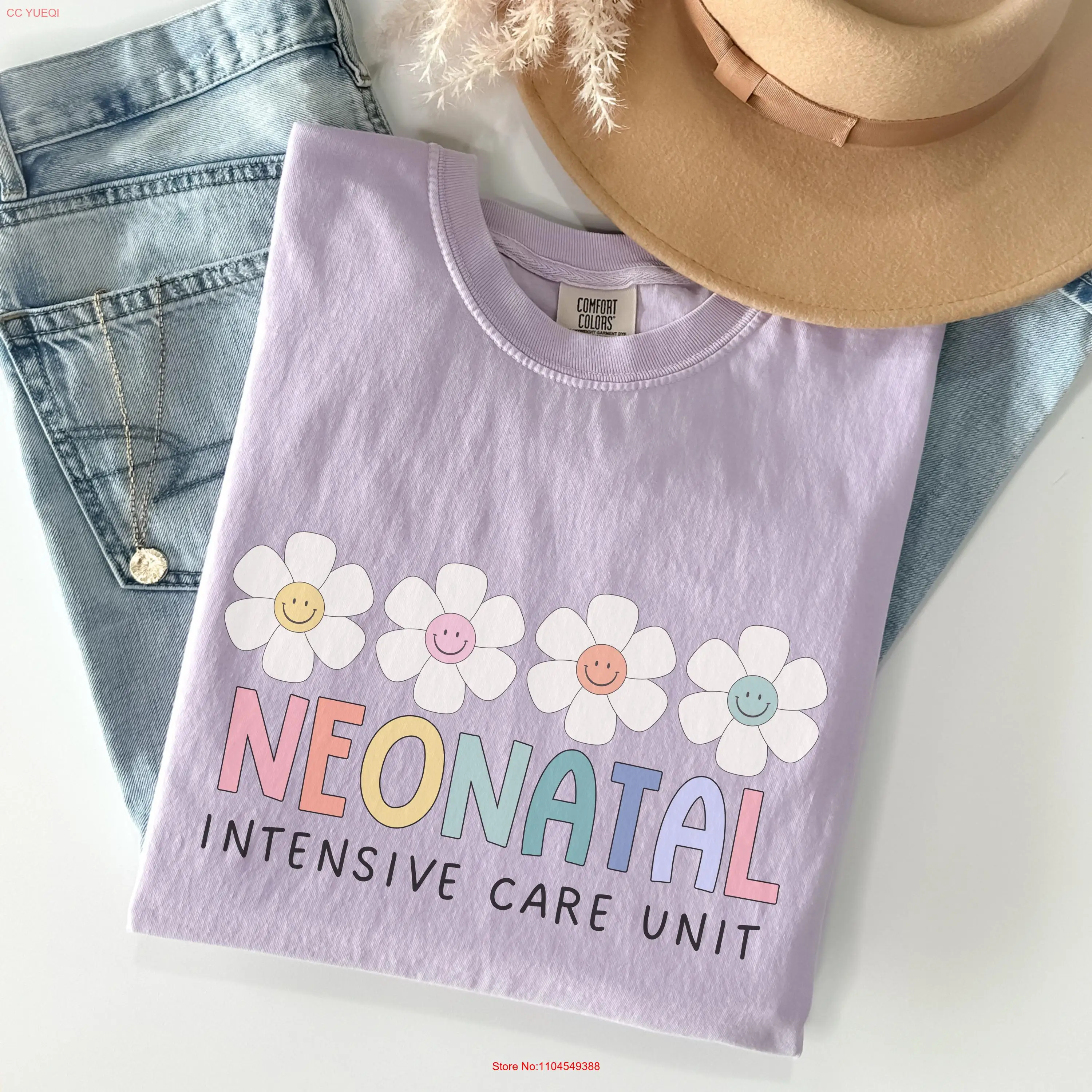 Nicu Nurse T Shirt Neonatal peds floral comfort colors shirts Plus size long or short sleeves 
Nicu Nurse T Shirt Neonatal peds floral comfort colors shirts Plus size long or short sleeves