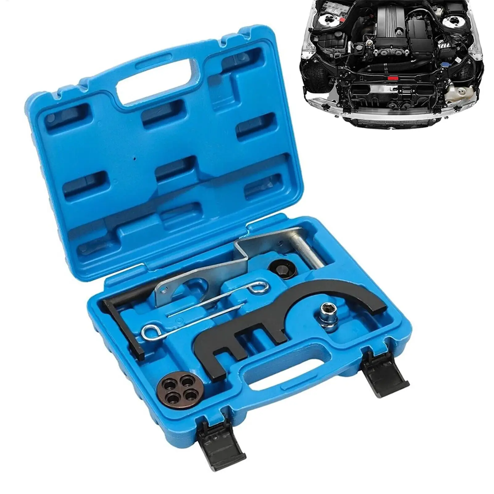 Chain Engine Timing Tool Kit 9 Pieces Ergonomic Comfortable Grip Camshaft Retaining Timing Tool Kit for Vehicles Trailer RV
Chain Engine Timing Tool Kit 9 Pieces Ergonomic Comfortable Grip Camshaft Retaining Timing Tool Kit for Vehicles Trailer RV
