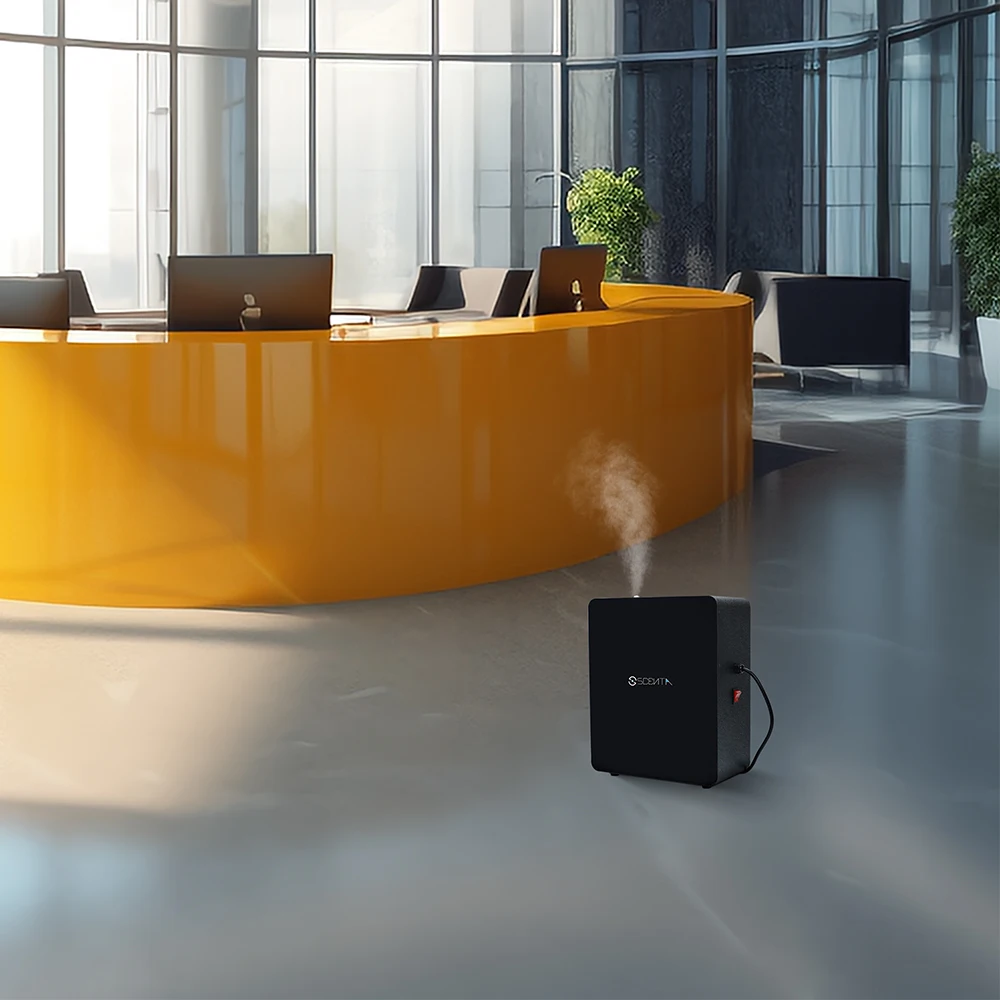 SCENTA Custom Logo Hotel Lobby Cold Air Essential Oil Aroma Diffuser Professional Air Perfume Bluetooth Scent Diffuser Machine
SCENTA Custom Logo Hotel Lobby Cold Air Essential Oil Aroma Diffuser Professional Air Perfume Bluetooth Scent Diffuser Machine