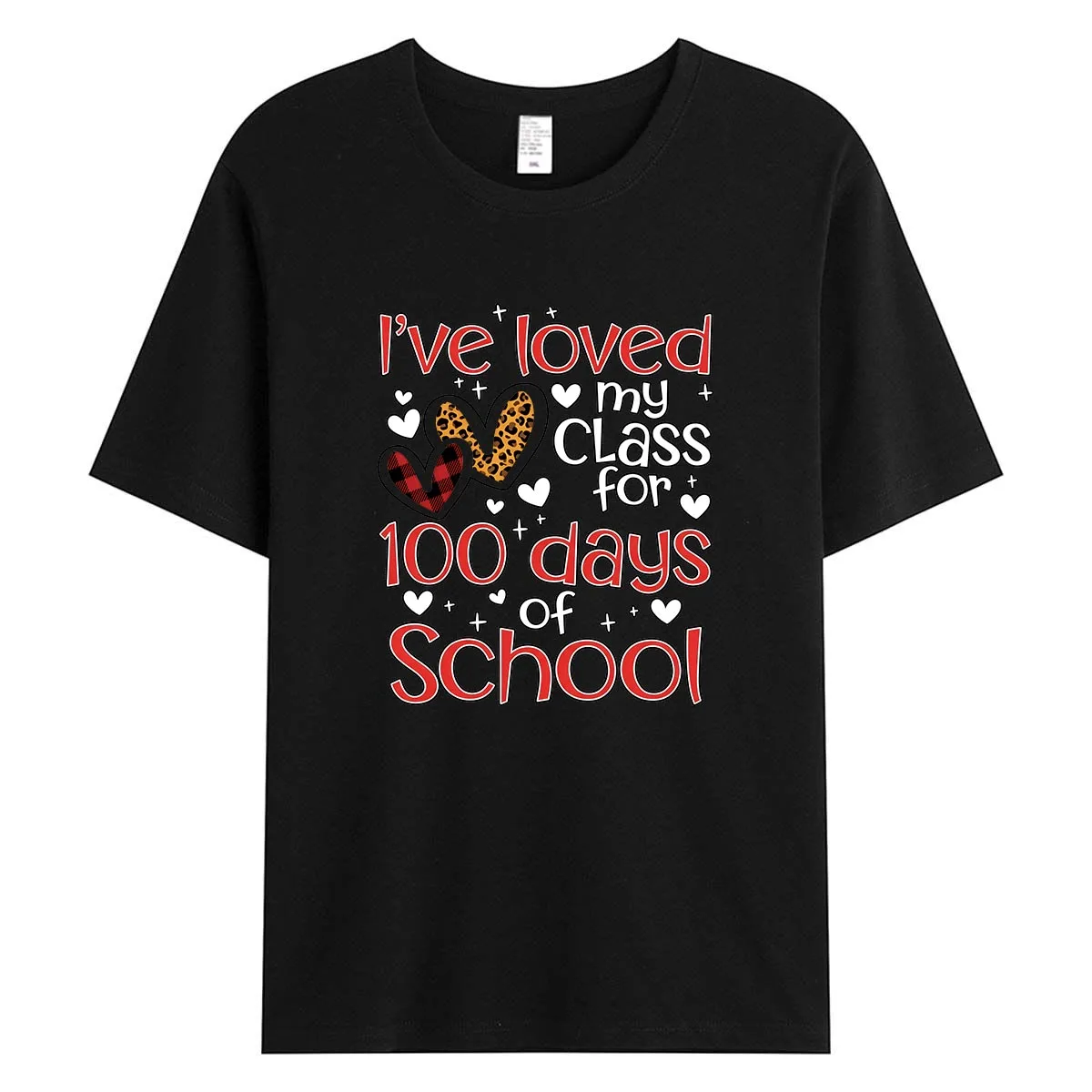 I Have Loved My Class for 100 Days of School Women T-Shirt Teacher Life Graphic Tee Student Summer Cotton Tops Casual
I Have Loved My Class for 100 Days of School Women T-Shirt Teacher Life Graphic Tee Student Summer Cotton Tops Casual