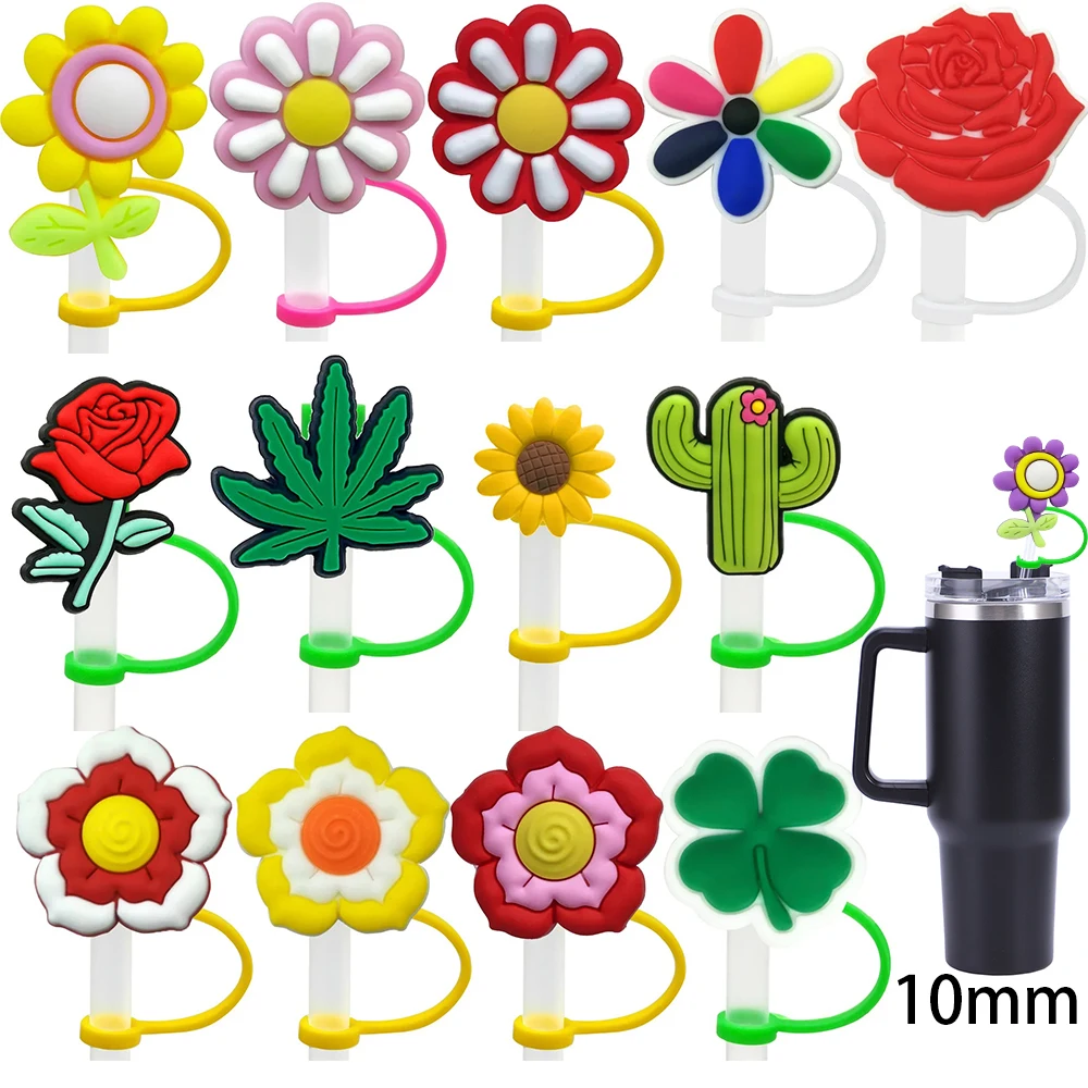 1PCS PVC Straw Topper Cactus Rose Sunflower Straw Cover Cap Reusable Preventing Spillage Drinks Cup Dustproof Decoration
1PCS PVC Straw Topper Cactus Rose Sunflower Straw Cover Cap Reusable Preventing Spillage Drinks Cup Dustproof Decoration