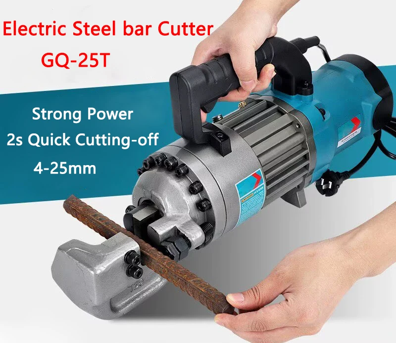 Portable Handheld Plug-in Electric Steel bar Cutter GQ-25T Hydraulic Steel bar Cutting Machine Cutting Pliers Engineering Grade
Portable Handheld Plug-in Electric Steel bar Cutter GQ-25T Hydraulic Steel bar Cutting Machine Cutting Pliers Engineering Grade