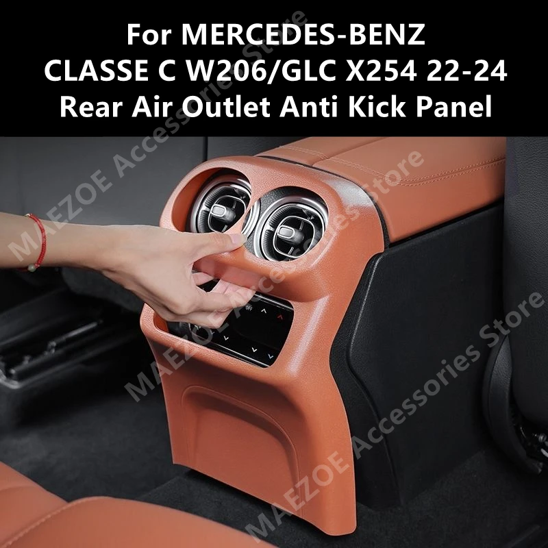 For MERCEDES-BENZ CLASSE C W206/GLC X254 22-24 Rear Air Outlet Anti Kick Panel,Car Interior Modification Protection Accessories
For MERCEDES-BENZ CLASSE C W206/GLC X254 22-24 Rear Air Outlet Anti Kick Panel,Car Interior Modification Protection Accessories