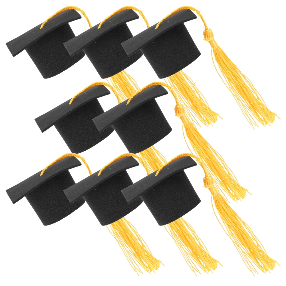 8 Pcs Graduation Cake Toppers Mini Grad Cap Decorations Red Tassels Class of 2024 Party Supplies Cupcake Cake Dessert
8 Pcs Graduation Cake Toppers Mini Grad Cap Decorations Red Tassels Class of 2024 Party Supplies Cupcake Cake Dessert