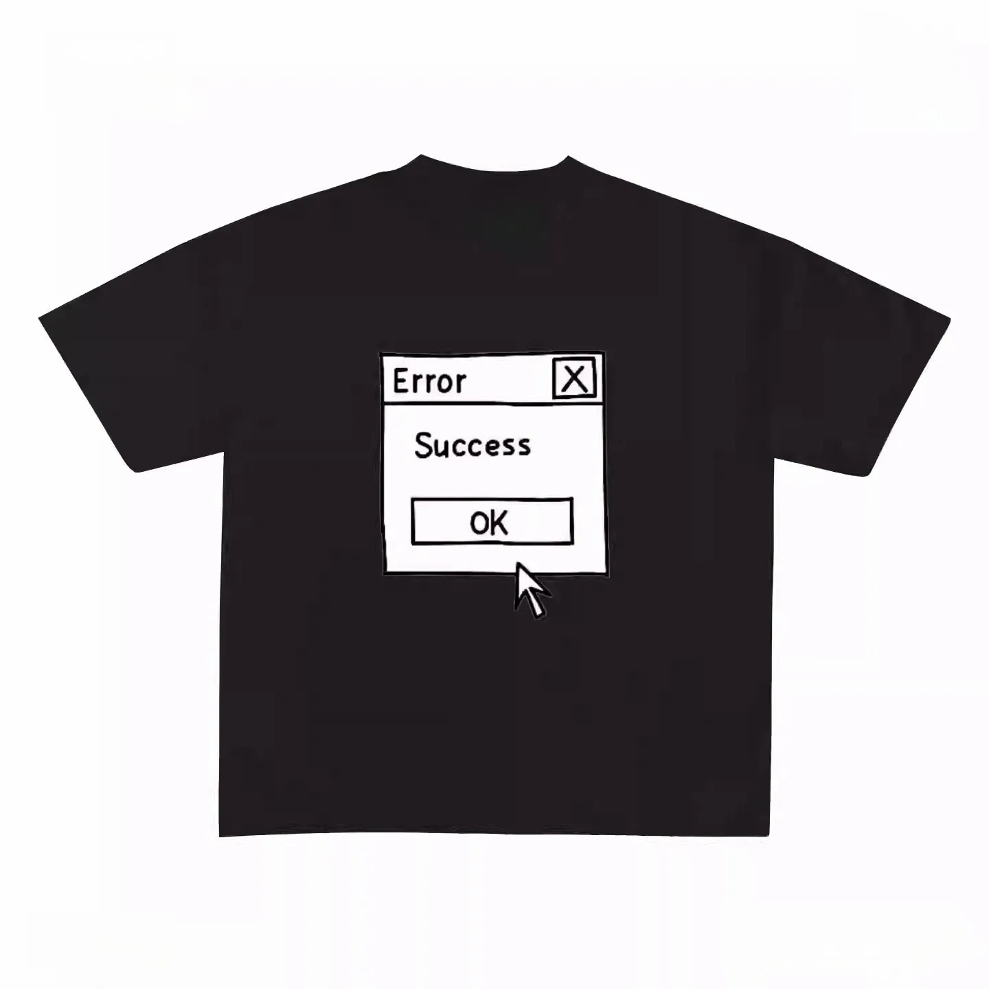 2025 Winter and Autumn Full Time Computer Error Message Printed T-shirt with Fun Graphic Design Quirky Trendy Short Sleeves Tops
2025 Winter and Autumn Full Time Computer Error Message Printed T-shirt with Fun Graphic Design Quirky Trendy Short Sleeves Tops