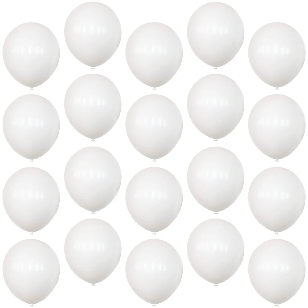 100 Pcs Round White Balloon Wedding Balloons Kit Bulk Halloween Bride Decorations Set Inch Emulsion for Party
100 Pcs Round White Balloon Wedding Balloons Kit Bulk Halloween Bride Decorations Set Inch Emulsion for Party