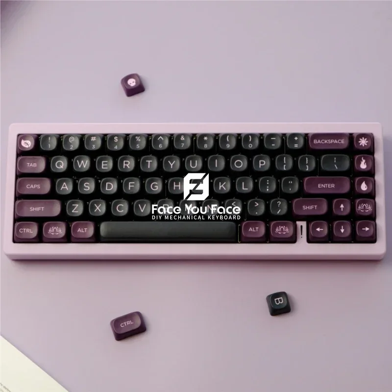 129 Keys/Set Black Lotus MOA Profile PBT Keycaps Dye Sublimation for MX Switch Gaming Mechanical Wireless Keyboard Keycap
129 Keys/Set Black Lotus MOA Profile PBT Keycaps Dye Sublimation for MX Switch Gaming Mechanical Wireless Keyboard Keycap