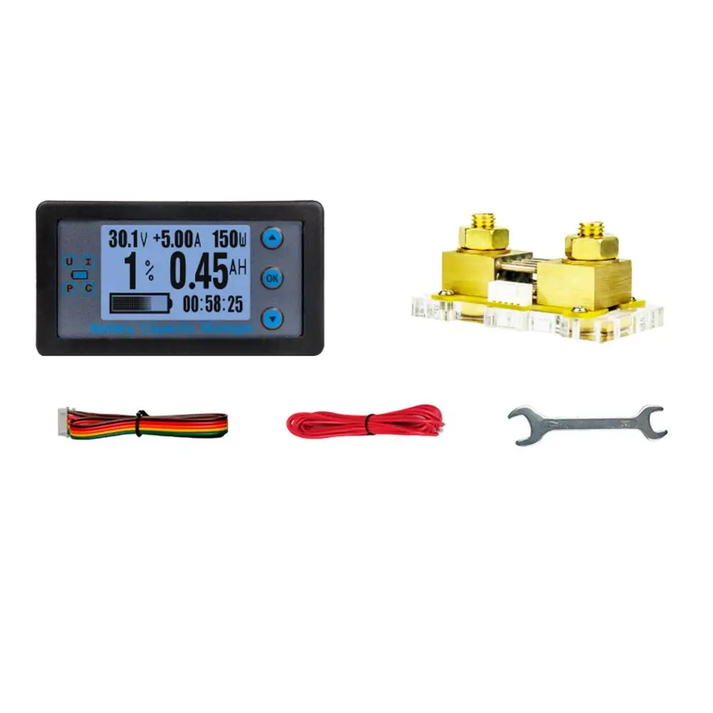 8-120V Battery Tester 100A/200A/300A/500A Digital Multimeter Battery Tester With Shunt Test Meters Detectors Measurement Tools
8-120V Battery Tester 100A/200A/300A/500A Digital Multimeter Battery Tester With Shunt Test Meters Detectors Measurement Tools