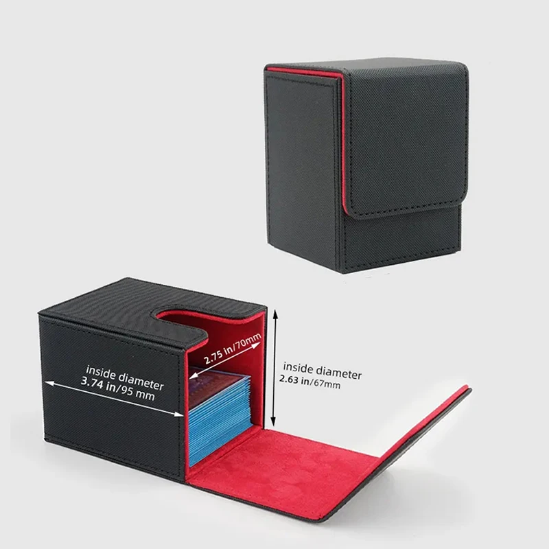 Trading Ard Deck Box 100+ Holder For Pokemon Yugioh PTCG Large MTG Organizer Storage Collectible Game Case Protector Container
Trading Ard Deck Box 100+ Holder For Pokemon Yugioh PTCG Large MTG Organizer Storage Collectible Game Case Protector Container