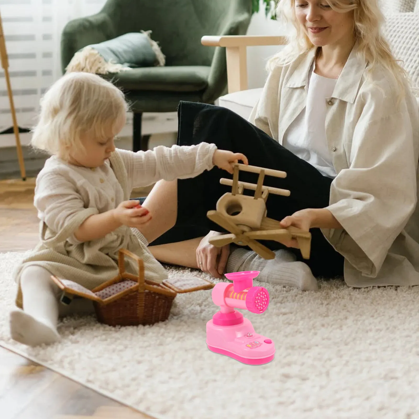 1Pcs Simulated Meat Grinder Pink Kids Cooking Educational Role-Playing Creative Kitchenware Early Learning Companion
1Pcs Simulated Meat Grinder Pink Kids Cooking Educational Role-Playing Creative Kitchenware Early Learning Companion