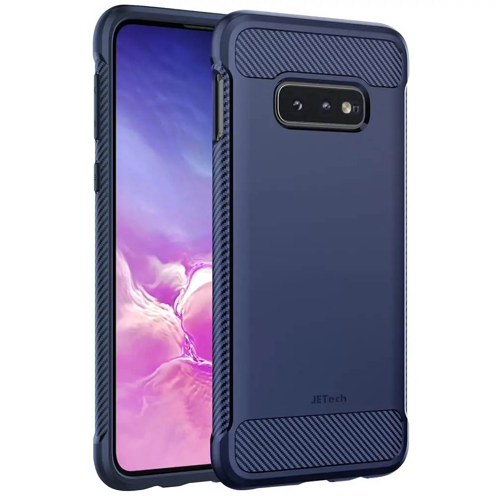 Slim Fit Case for Samsung Galaxy S10e, Thin Phone Cover with Shock-Absorption and Carbon Fiber Design (Blue)
Slim Fit Case for Samsung Galaxy S10e, Thin Phone Cover with Shock-Absorption and Carbon Fiber Design (Blue)