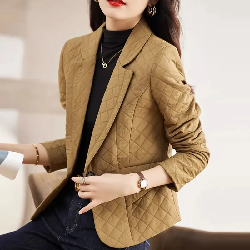 Suit Jacket women's Spring Autumn Blazer Vintage 2024 New Professional Coat Fashion Loose Khaki Outwear Tops Female
Suit Jacket women's Spring Autumn Blazer Vintage 2024 New Professional Coat Fashion Loose Khaki Outwear Tops Female