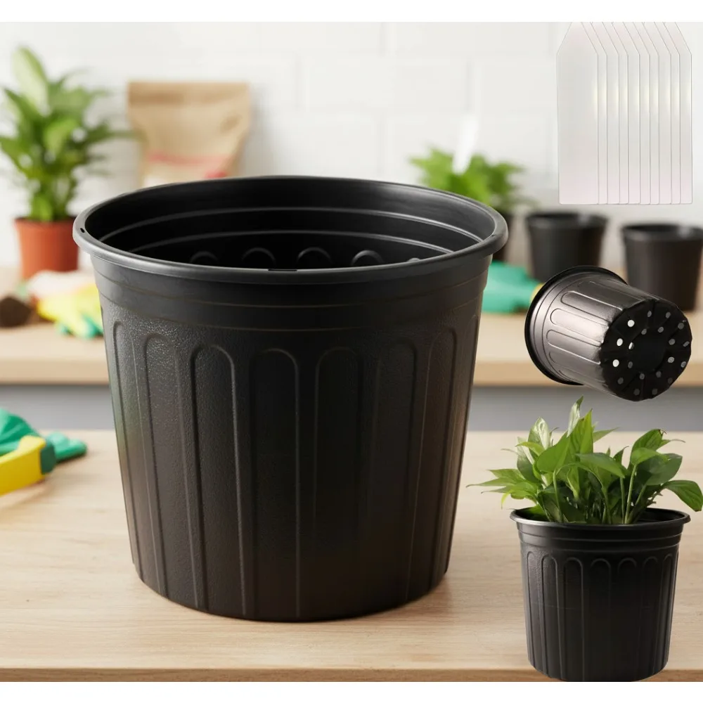 25 упаковок гибких горшков для растений на 3 галлона с дренажными отверстиями - многоразовые детские контейнеры для садоводства в помещении и на открытом воздухе
25 упаковок гибких горшков для растений на 3 галлона с дренажными отверстиями - многоразовые детские контейнеры для садоводства в помещении и на открытом воздухе