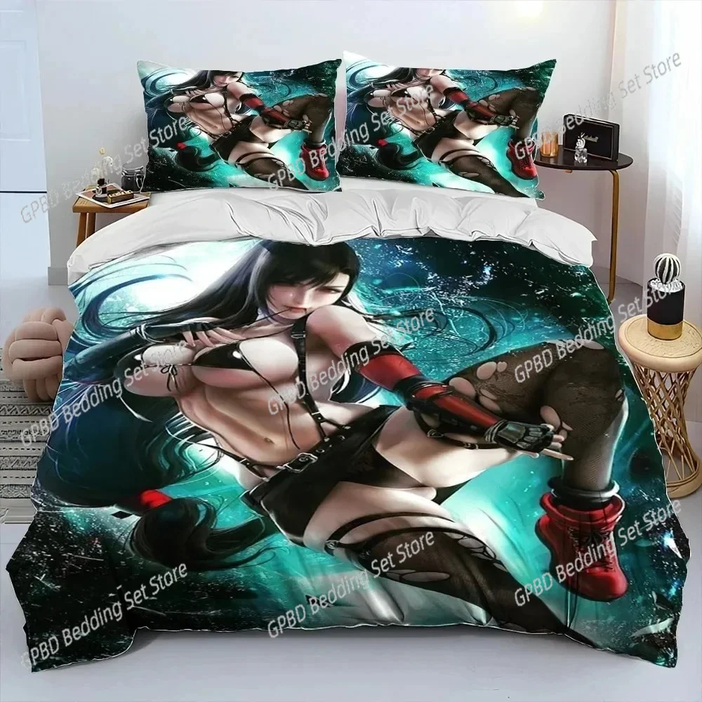 3D Print Anime Game Tifa Aerith Sexy Girl Lace Bedding Set Duvet Cover Bed Set Quilt Cover Pillowcase Comforter king Queen Size
3D Print Anime Game Tifa Aerith Sexy Girl Lace Bedding Set Duvet Cover Bed Set Quilt Cover Pillowcase Comforter king Queen Size