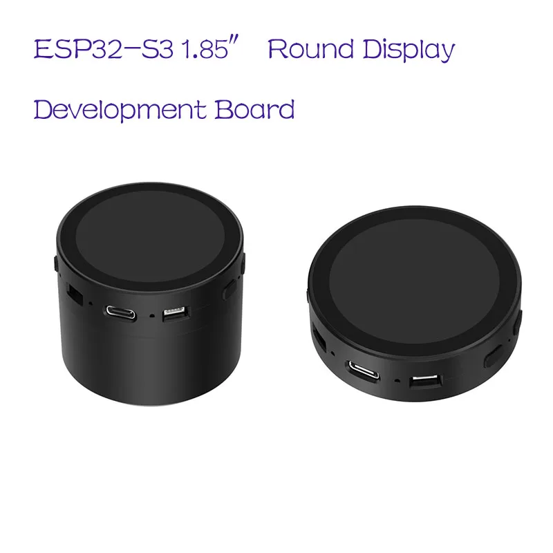 ESP32-S3 1.85" Round LCD 360x360 Dev Board Wi-Fi BLE AI Speech Smart Speaker Box Microcontroller Module
ESP32-S3 1.85" Round LCD 360x360 Dev Board Wi-Fi BLE AI Speech Smart Speaker Box Microcontroller Module