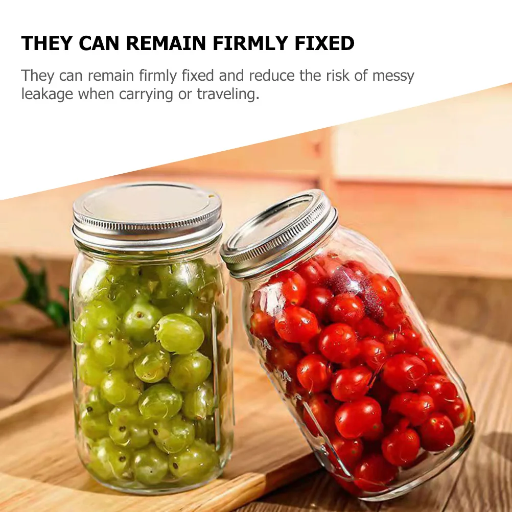 20pcs Tinplate Lids Sealed Covers Reusable Canning Glass Containers Leak Proof Mason Jar Sealing Caps Storage Household
20pcs Tinplate Lids Sealed Covers Reusable Canning Glass Containers Leak Proof Mason Jar Sealing Caps Storage Household