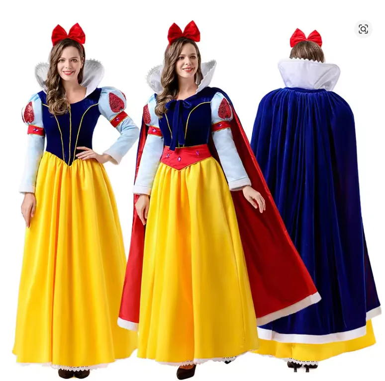 Cartoon Princess Snow White Halloween Party Costume Adult Cosplay Plus Size Dress Princess Dress Women Adult Clothing
Cartoon Princess Snow White Halloween Party Costume Adult Cosplay Plus Size Dress Princess Dress Women Adult Clothing