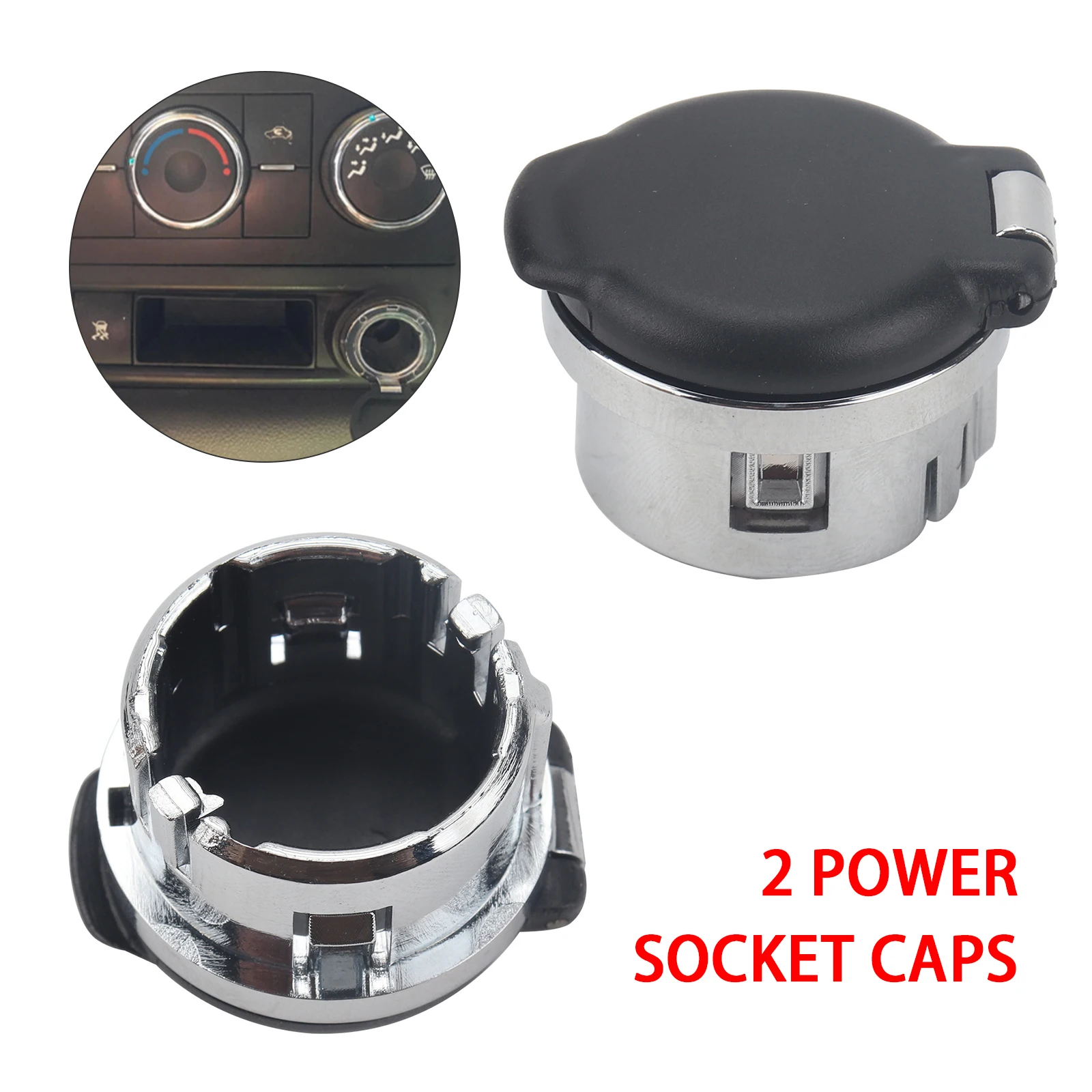 Dash Power Outlet Cover 12 Volt Power Outlet Plug With Chrome Pop-out Knob Dash Cover For Silverado Tahoe Sierra 2007-2013
Dash Power Outlet Cover 12 Volt Power Outlet Plug With Chrome Pop-out Knob Dash Cover For Silverado Tahoe Sierra 2007-2013