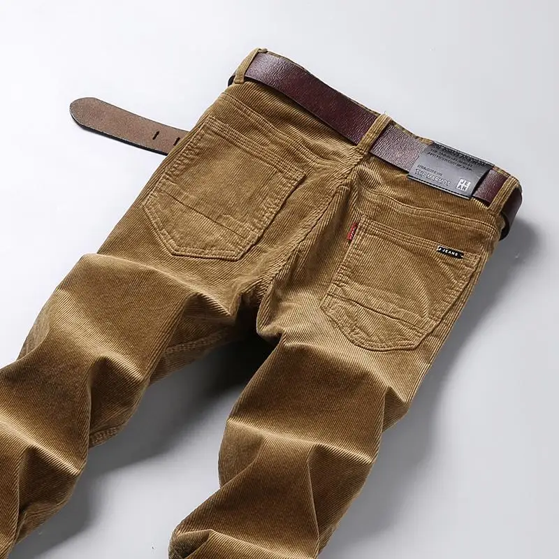 New Arrival Autumn Winter Casual Pants Men's Corduroy Streetwear Straight Stretchable Thick Velvet Pants Men Clothing Trousers
New Arrival Autumn Winter Casual Pants Men's Corduroy Streetwear Straight Stretchable Thick Velvet Pants Men Clothing Trousers