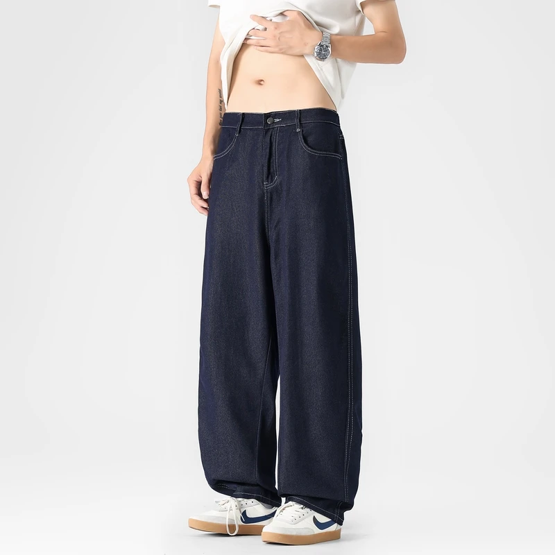 Men's Plus Size Baggy Jeans | Vintage Washed Loose Pants | Casual Wide Leg Trousers for Summer Daily Wear
Men's Plus Size Baggy Jeans | Vintage Washed Loose Pants | Casual Wide Leg Trousers for Summer Daily Wear