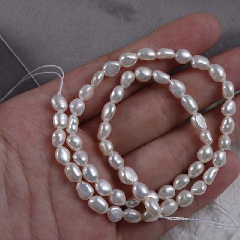 5mm Straight-Hole Baroque Pearl Natural Pearl Semi-Finished Beads for Jewelry Making Supplies DIY Necklace Bracelet Accessories
5mm Straight-Hole Baroque Pearl Natural Pearl Semi-Finished Beads for Jewelry Making Supplies DIY Necklace Bracelet Accessories