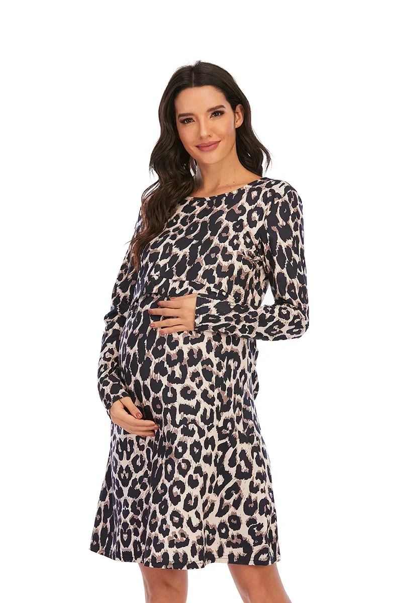 Leopard Pregnancy Dress Photography Maternity Photography Props Long Sleeve Maternity Dresses For Photo Shoot Maxi Dresses
Leopard Pregnancy Dress Photography Maternity Photography Props Long Sleeve Maternity Dresses For Photo Shoot Maxi Dresses