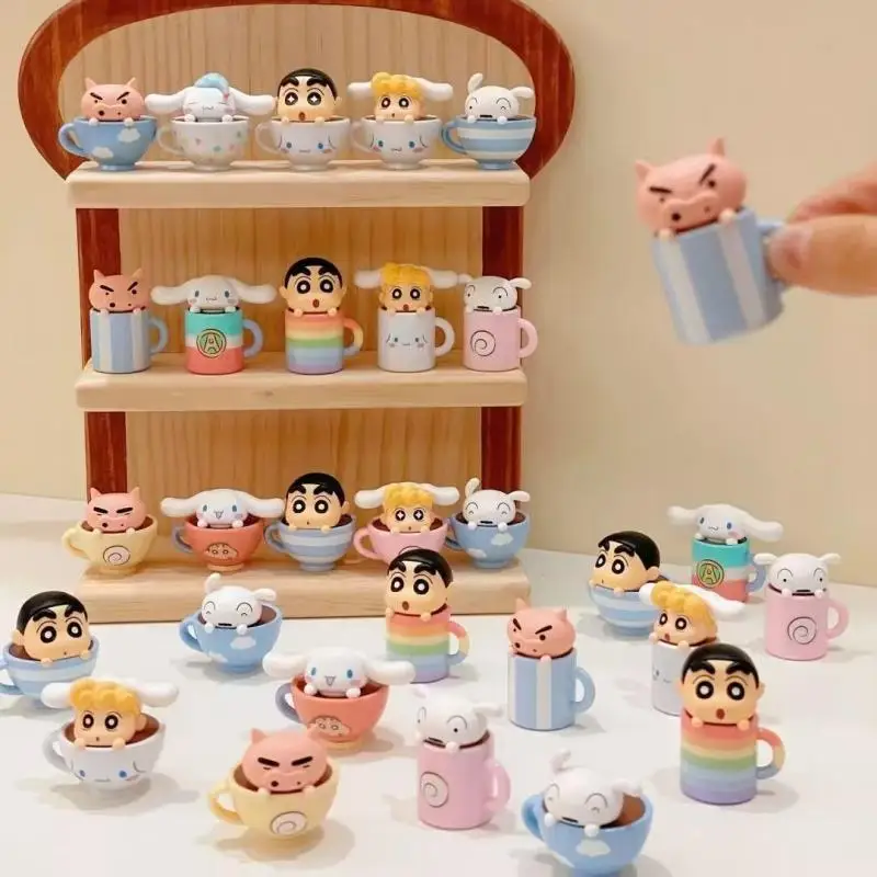 TOPTOY Blind Box Cinnamoroll X Crayon Shinchan Mini Teacup Figurine Desktop Ornament Car Decoration Collectible Gift For Women
TOPTOY Blind Box Cinnamoroll X Crayon Shinchan Mini Teacup Figurine Desktop Ornament Car Decoration Collectible Gift For Women