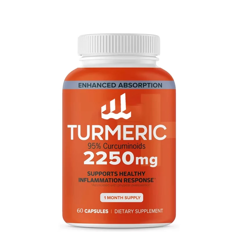 Curcumin contains black pepper, turmeric extract contains 95%, enhances absorption, and is a joint support supplement
Curcumin contains black pepper, turmeric extract contains 95%, enhances absorption, and is a joint support supplement