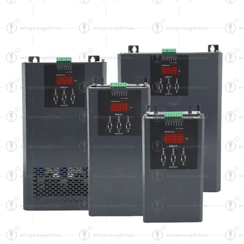 Three-Phase SCR Power Regulator, TSCR-250A-200A Thyristor Power Controller, PLC Connection Automatic Temperature Regulato
Three-Phase SCR Power Regulator, TSCR-250A-200A Thyristor Power Controller, PLC Connection Automatic Temperature Regulato