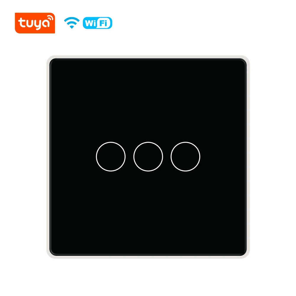LOUYSGEN WiFi Touch Sensor Switch 1Way No Neutral Wire Wall Light Switch Glass Panel EU Standard 1/2/3Gang Blue Backlight 220V
LOUYSGEN WiFi Touch Sensor Switch 1Way No Neutral Wire Wall Light Switch Glass Panel EU Standard 1/2/3Gang Blue Backlight 220V