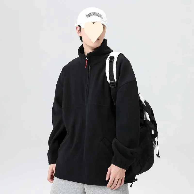 Winter Men Polar Fleece Sweater Fall Long Sleeve Zipper Collar Sweater Outdoor Daily Comfortable Brand Swearter
Winter Men Polar Fleece Sweater Fall Long Sleeve Zipper Collar Sweater Outdoor Daily Comfortable Brand Swearter