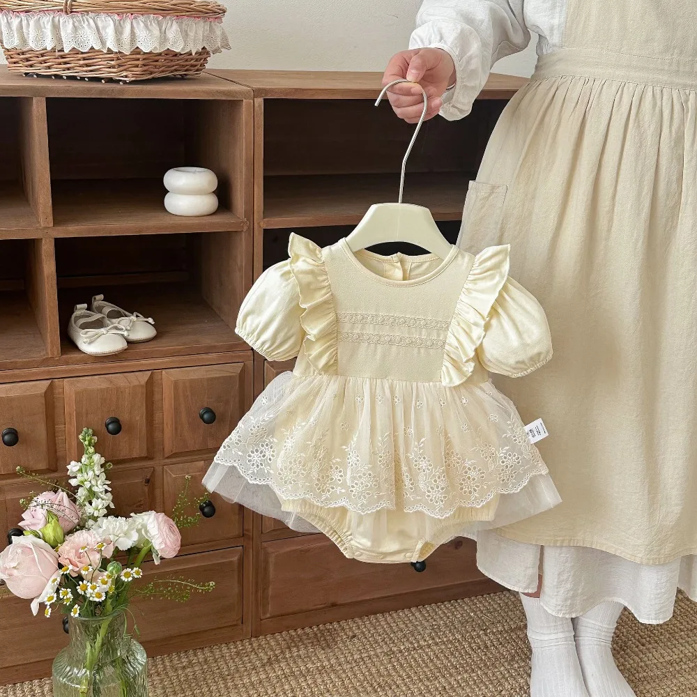 2026 Summer Baby Girl Romper 0-2Years Cute Newborn Princess Puff Sleeve O-Neck Lace Dress Bodysuit Outfit Birthday Party Clothes
2026 Summer Baby Girl Romper 0-2Years Cute Newborn Princess Puff Sleeve O-Neck Lace Dress Bodysuit Outfit Birthday Party Clothes
