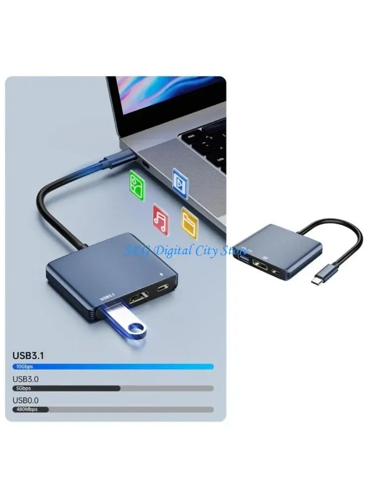 U75B Portable USB C Extension Hubs Multiports Design 8K 60Hz For Travel And Office Use
U75B Portable USB C Extension Hubs Multiports Design 8K 60Hz For Travel And Office Use